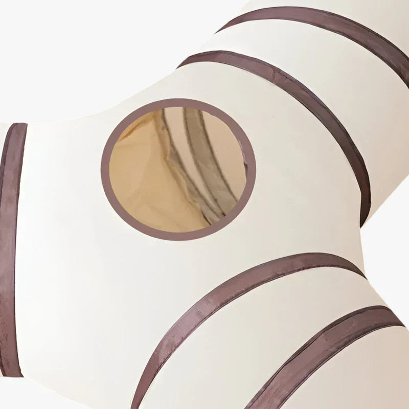 WhiskTrail – Zusammenklappbarer Katzentunnel mit mehreren Bahnen und Durchblicköffnungen