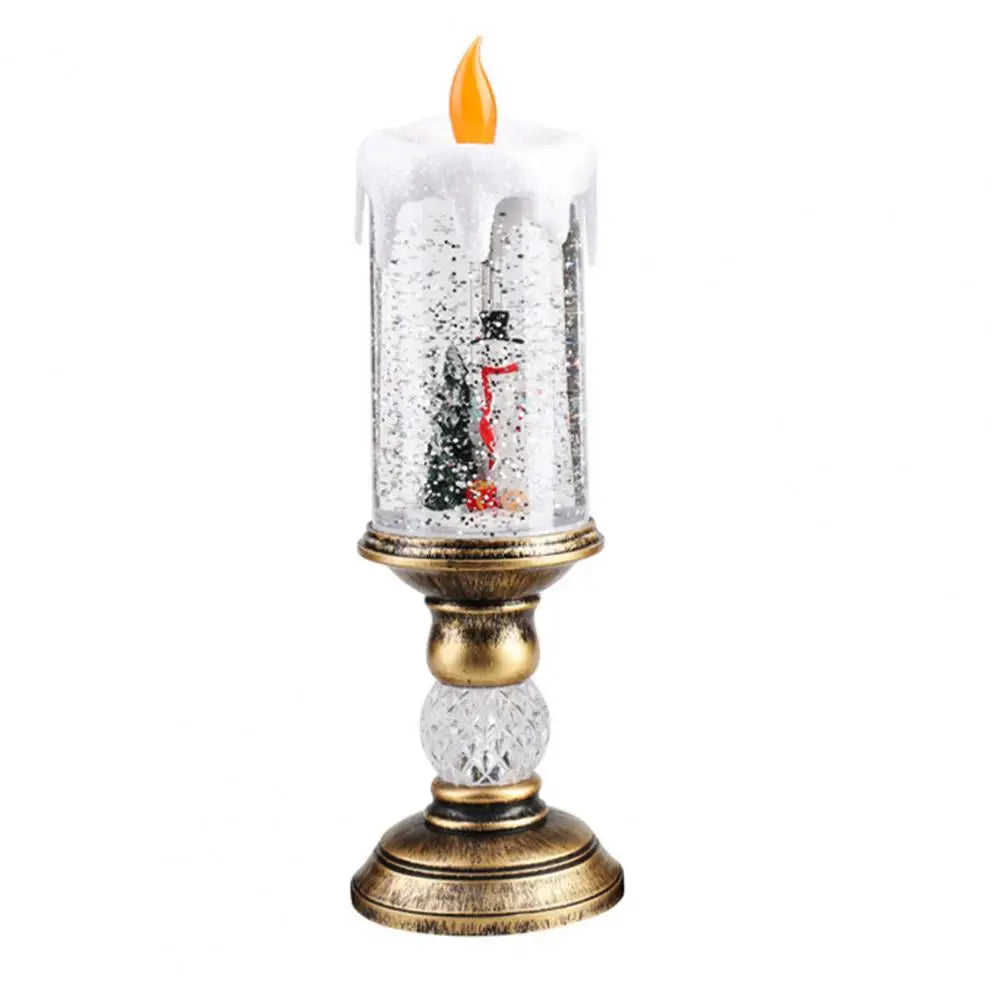 LED-Licht mit Mini-Weihnachtsfigur