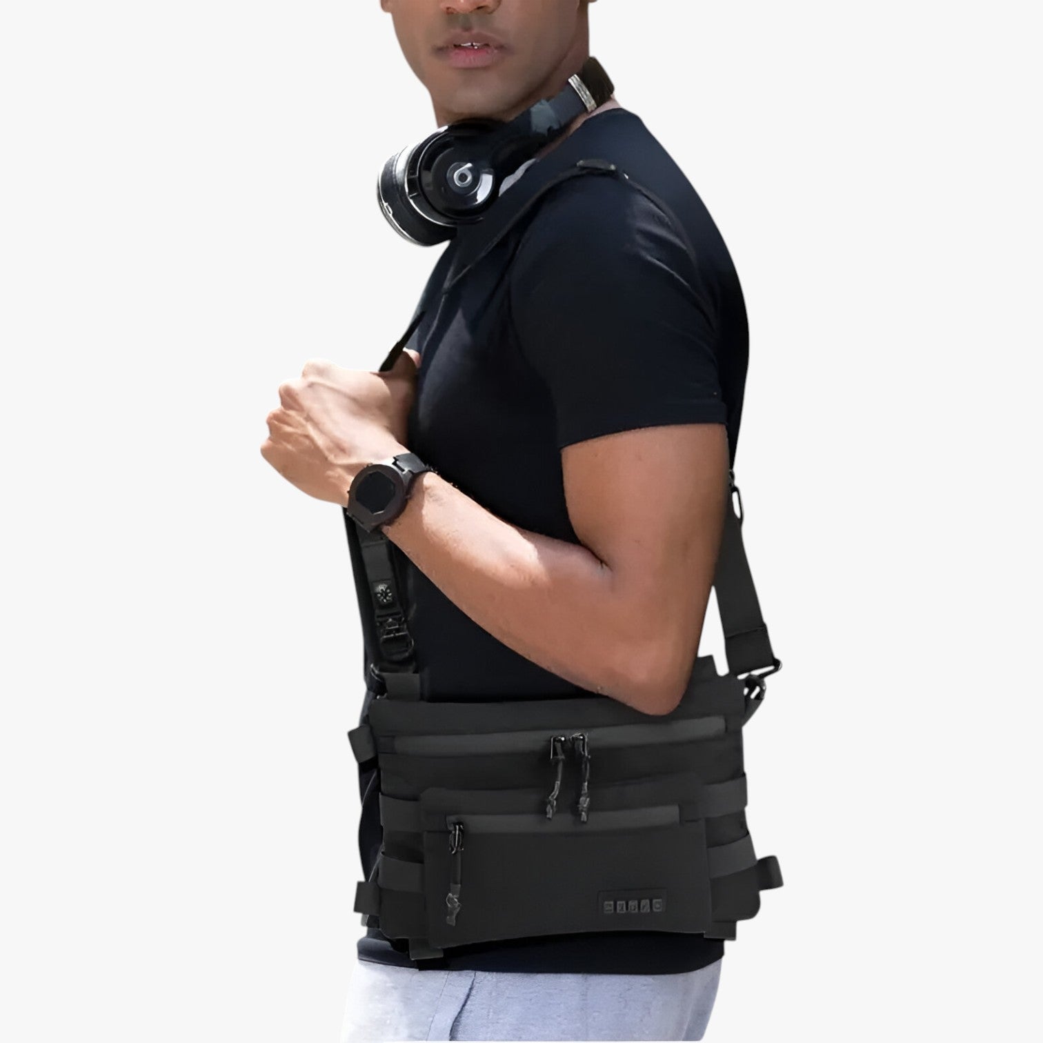 Oliver - Robuste Tarn-Rucksack mit mehreren Reißverschlusstaschen