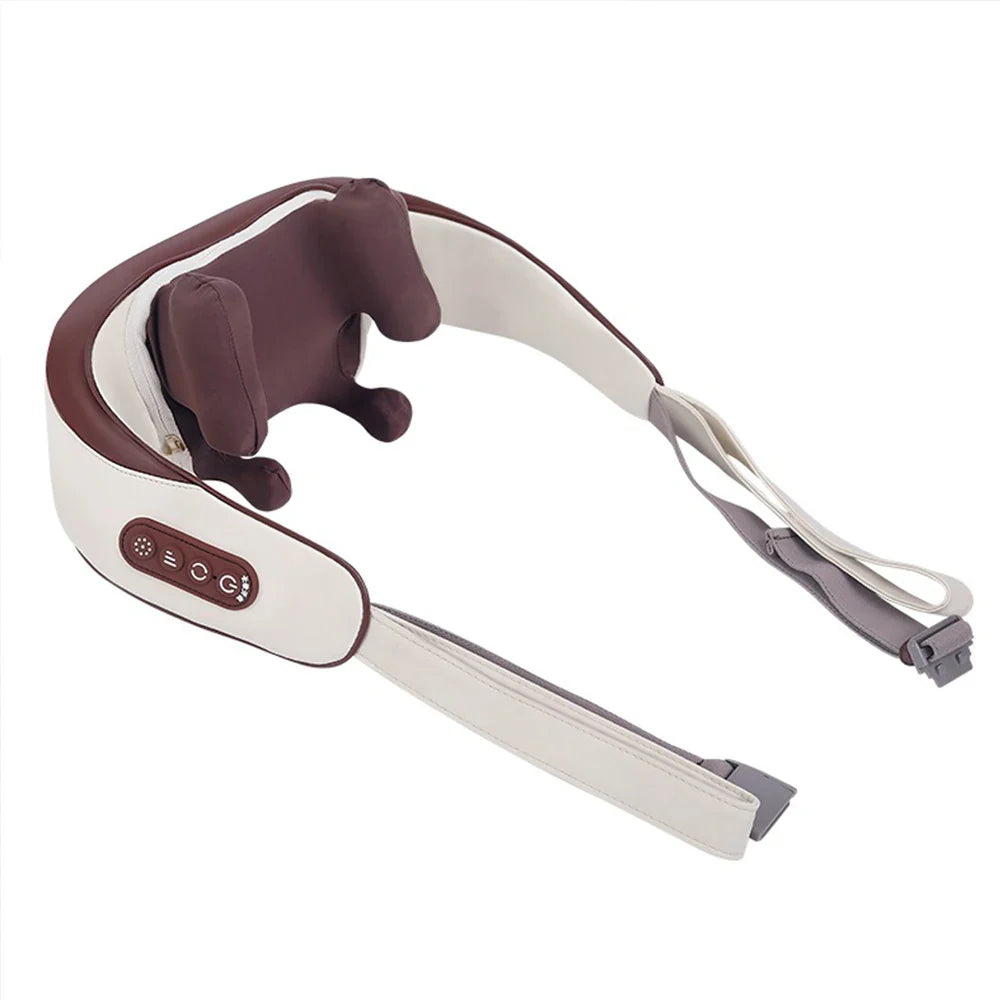 ThermaKnead - U-förmiges Tiefenmassagekissen für Nacken und Schultern