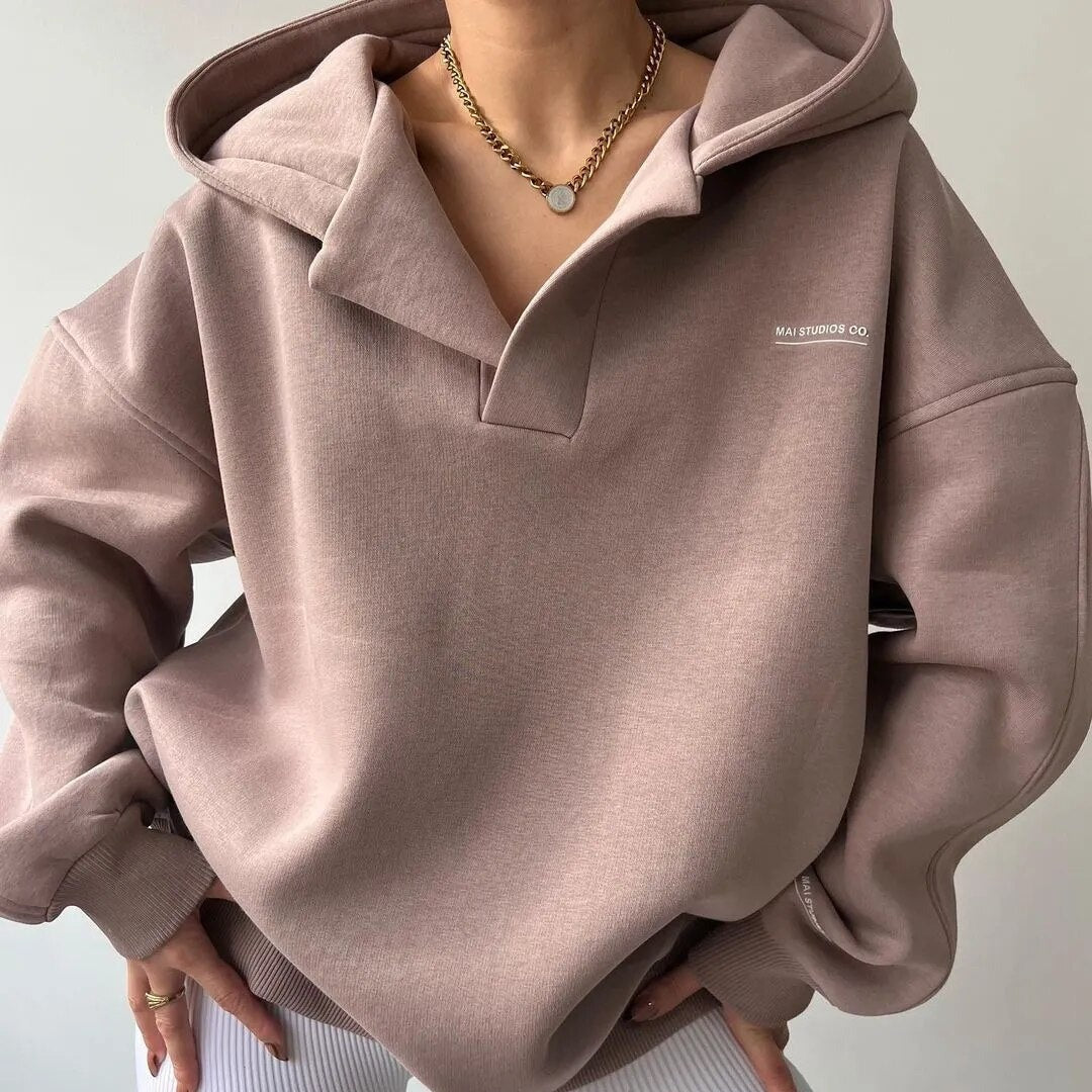Karla – Sudadera con capucha de corte holgado