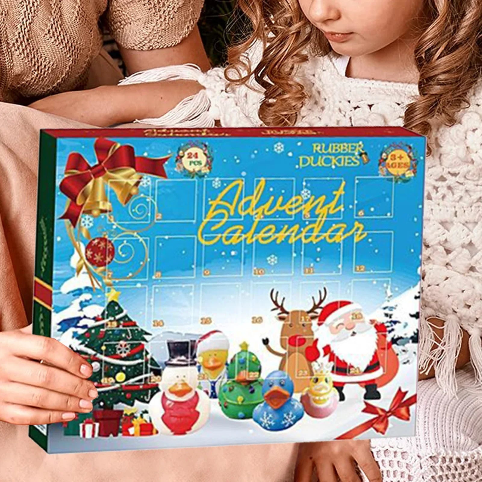 Weihnachts-Countdown Gummiente-Adventskalender