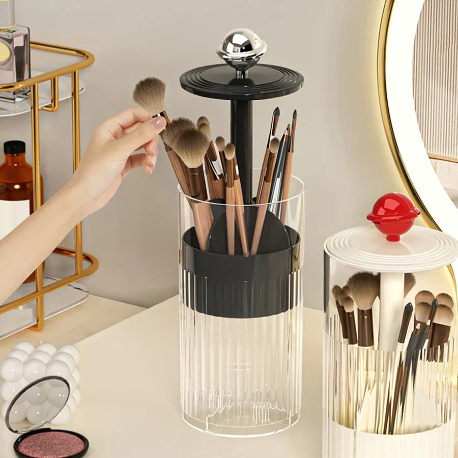 Auto Lift Make-up-Pinsel-Organizer | Stilvolle Kosmetikaufbewahrung