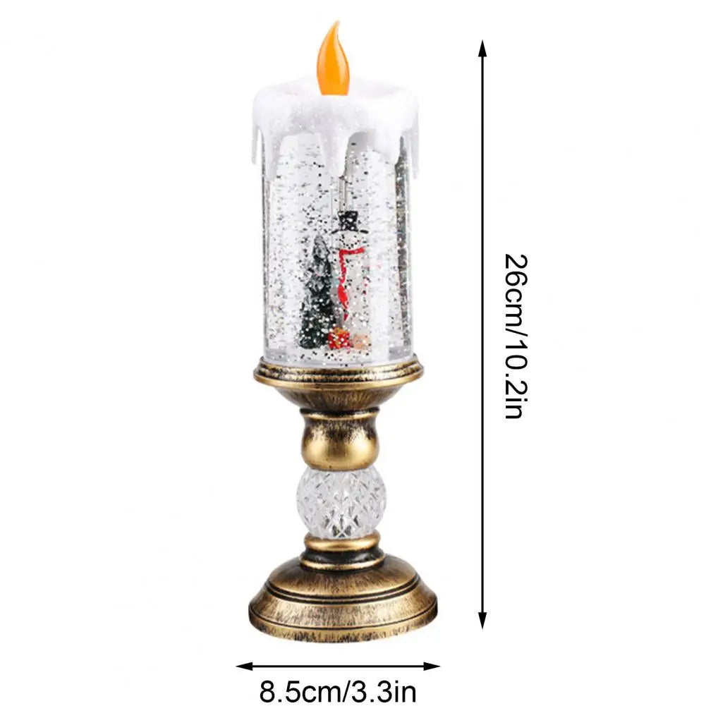 LED-Licht mit Mini-Weihnachtsfigur