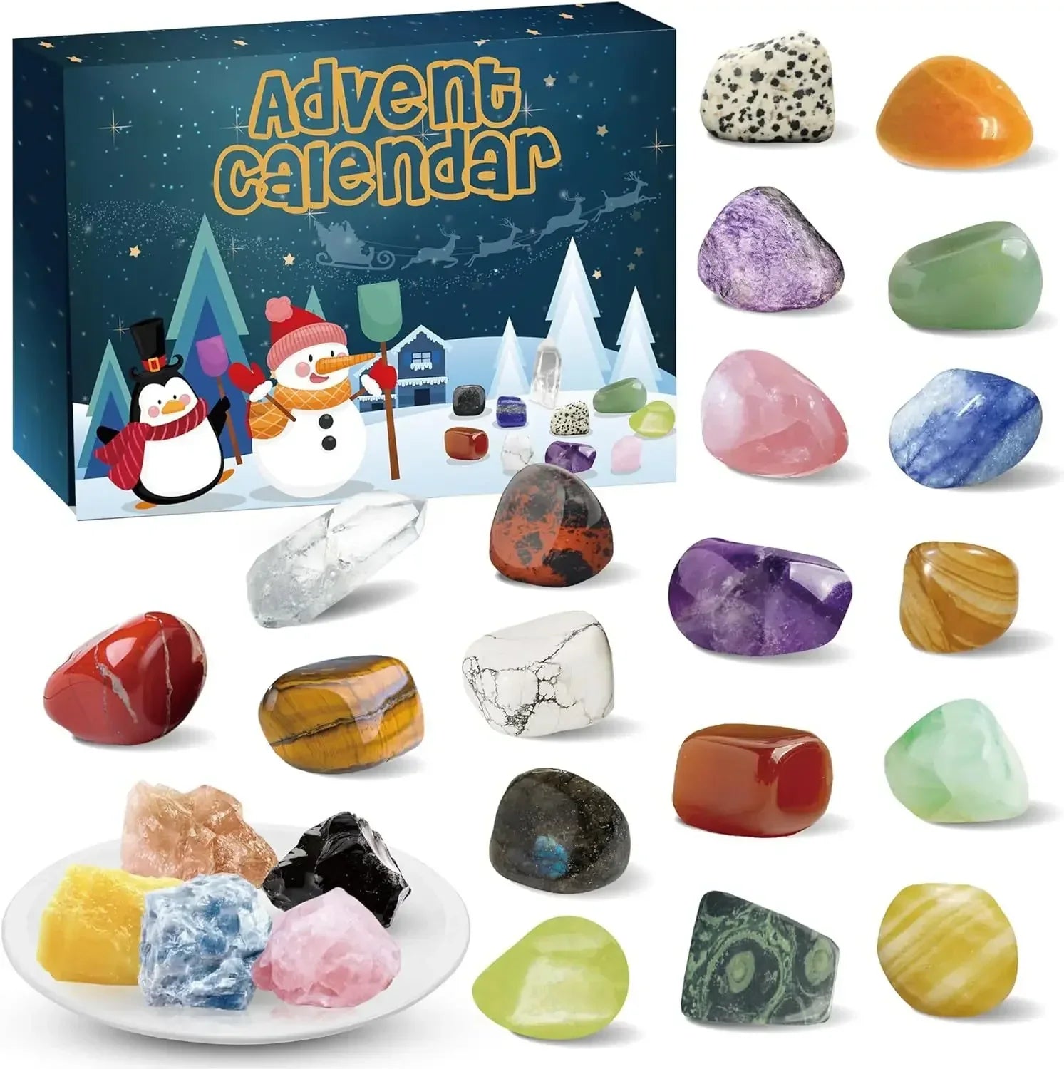 Ava Crystal Adventskalender mit Edelsteinen