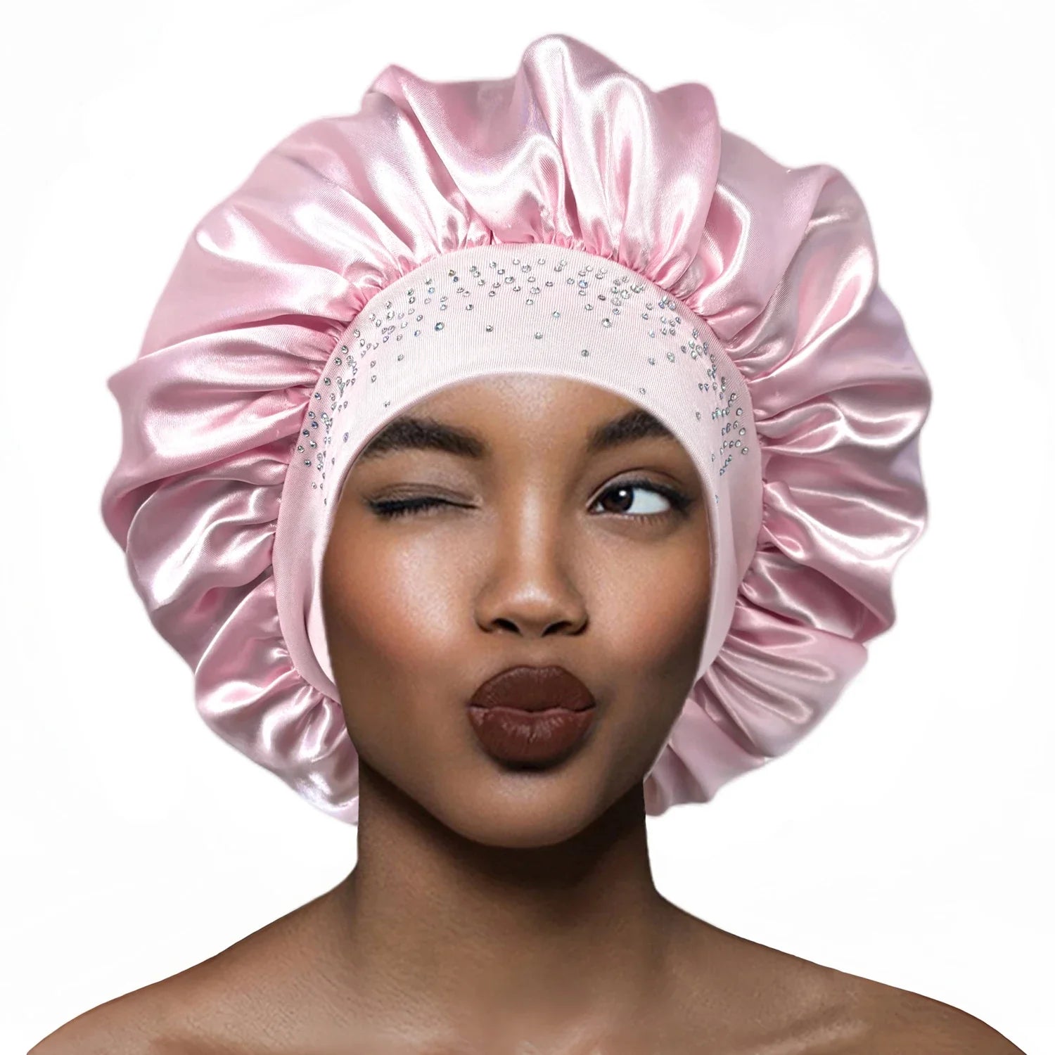 Aghi da cucito in raso con strass Luxus