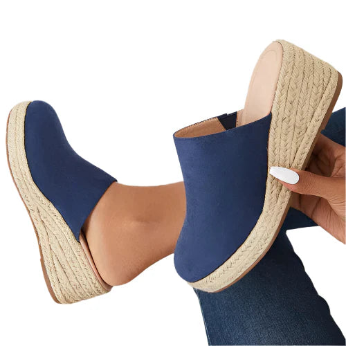 Kelsey – Sandalias modernas de cuña con suela antideslizante