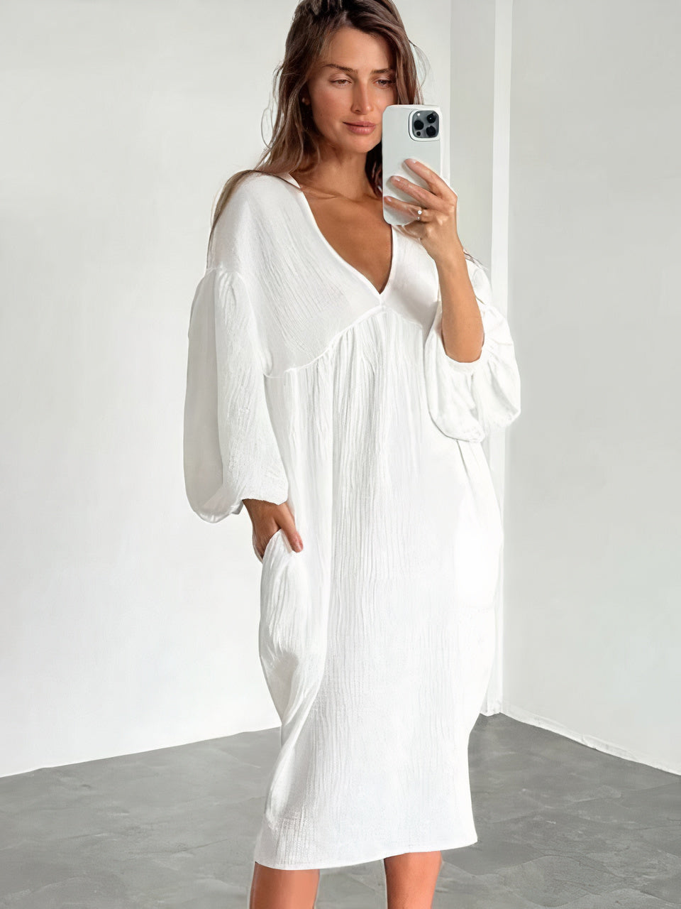 Mari - Vestido maxi sofisticado