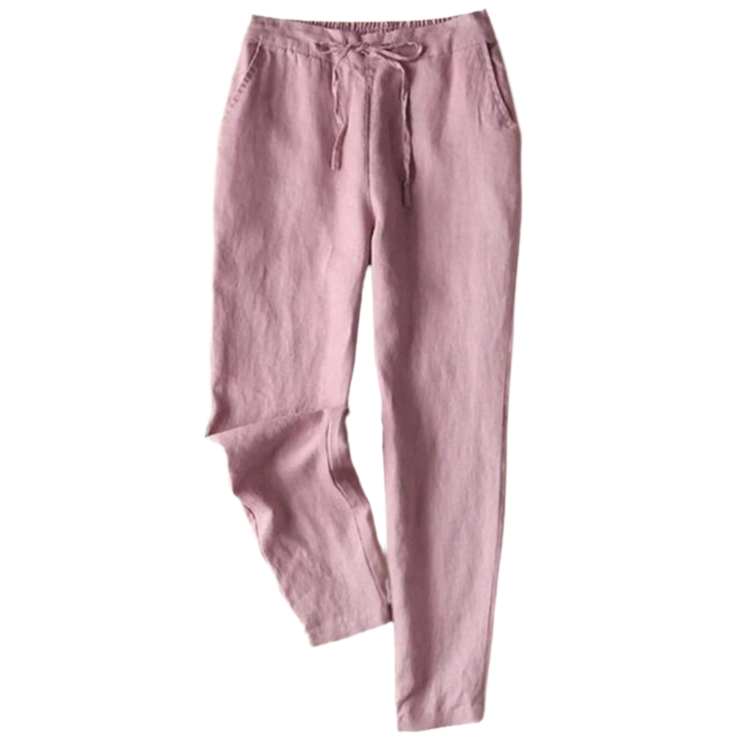 Pierre- Entspannte Leinenhosen mit Kordelzug und zeitlosem Design