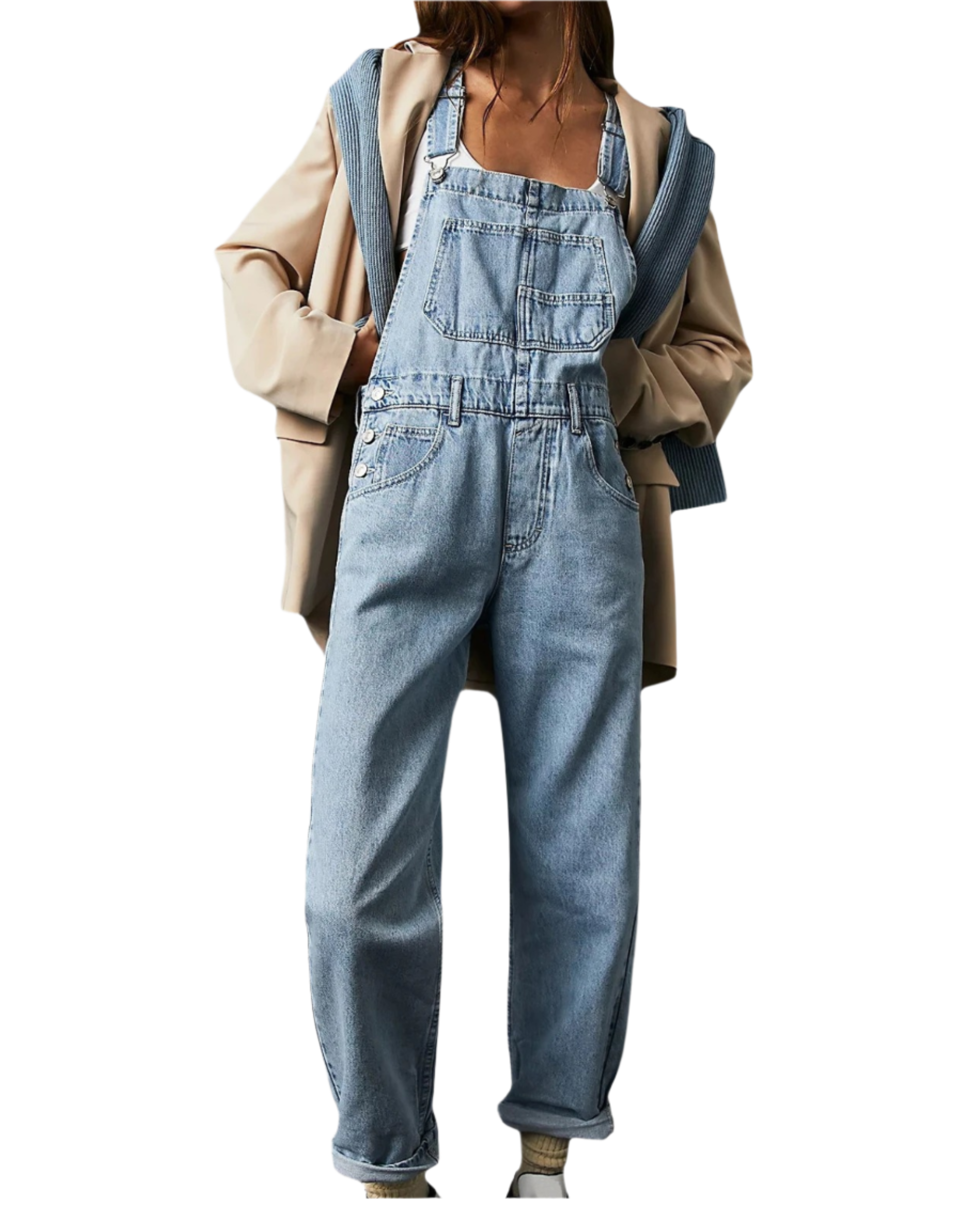 Janine - Salopettes en denim classiques pour le quotidien