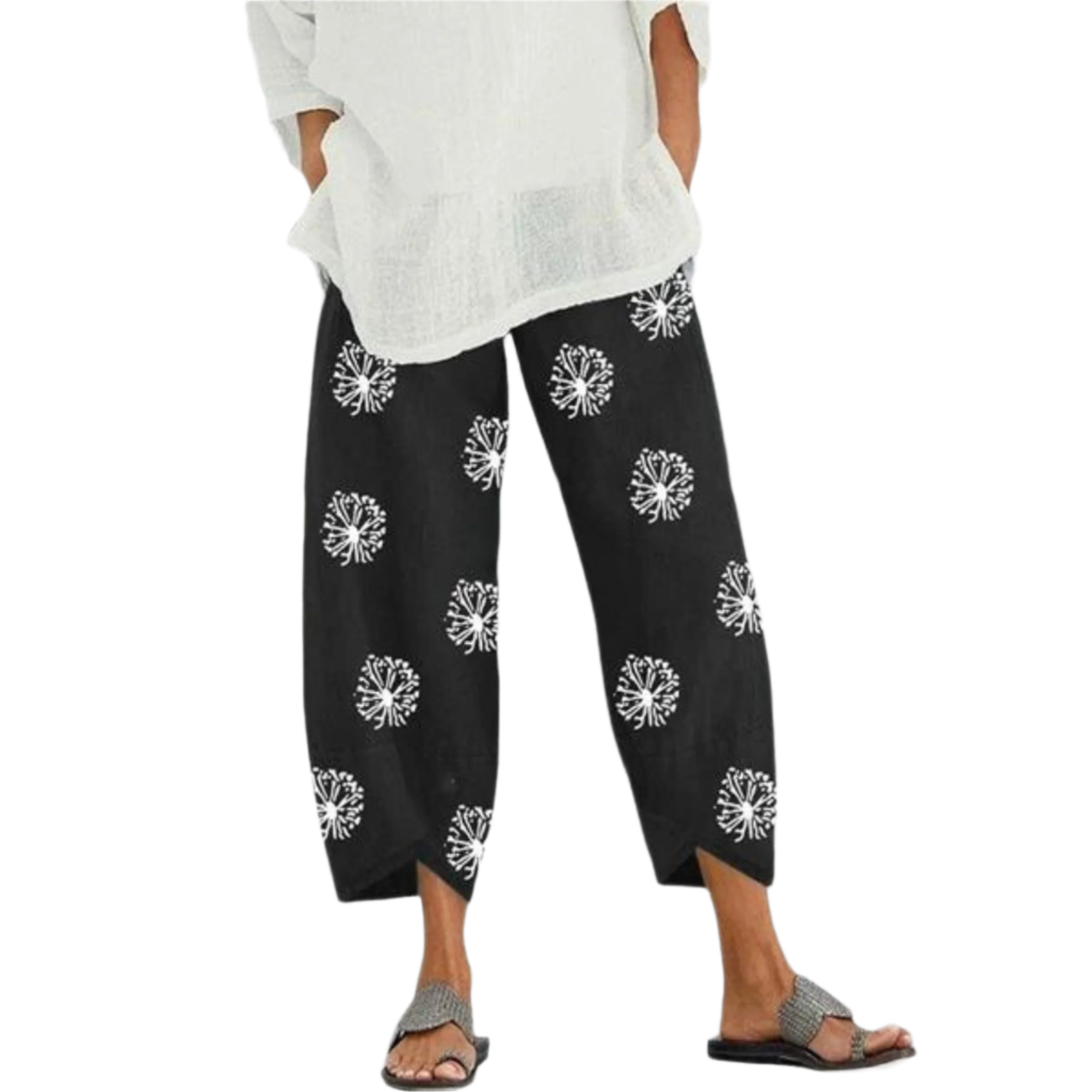 Katalina - Pantalones cómodos con piernas anchas