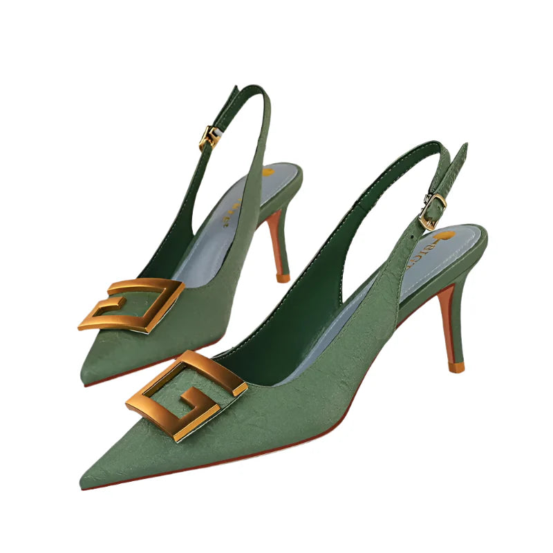 Myline – Verstellbare Absätze mit Slingback-Riemen