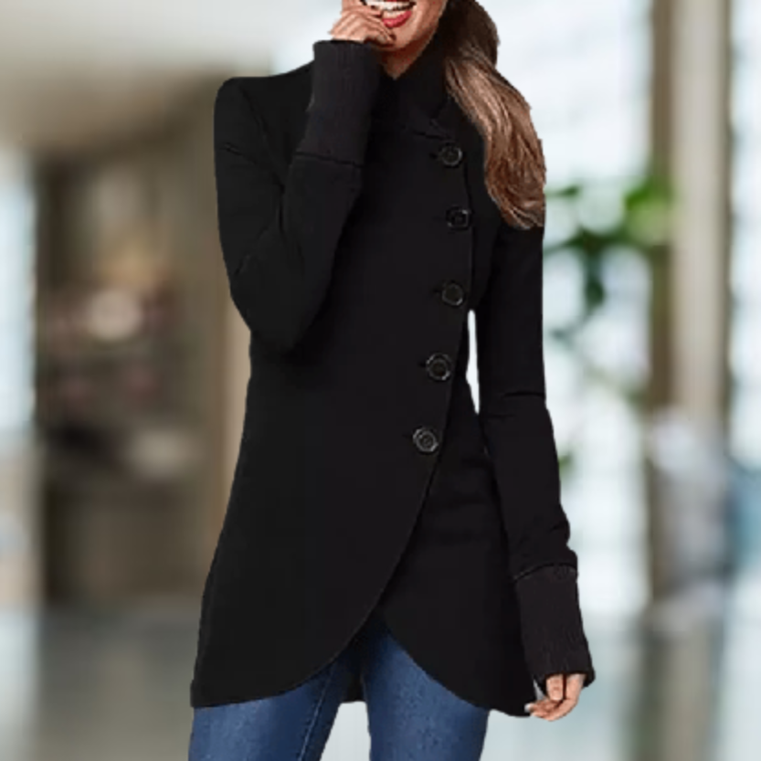 Sabine - Mantel mit Stehkragen