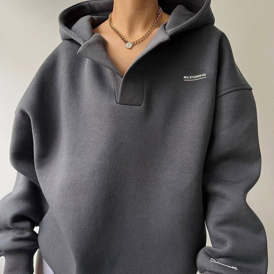 Karla – Sudadera con capucha de corte holgado
