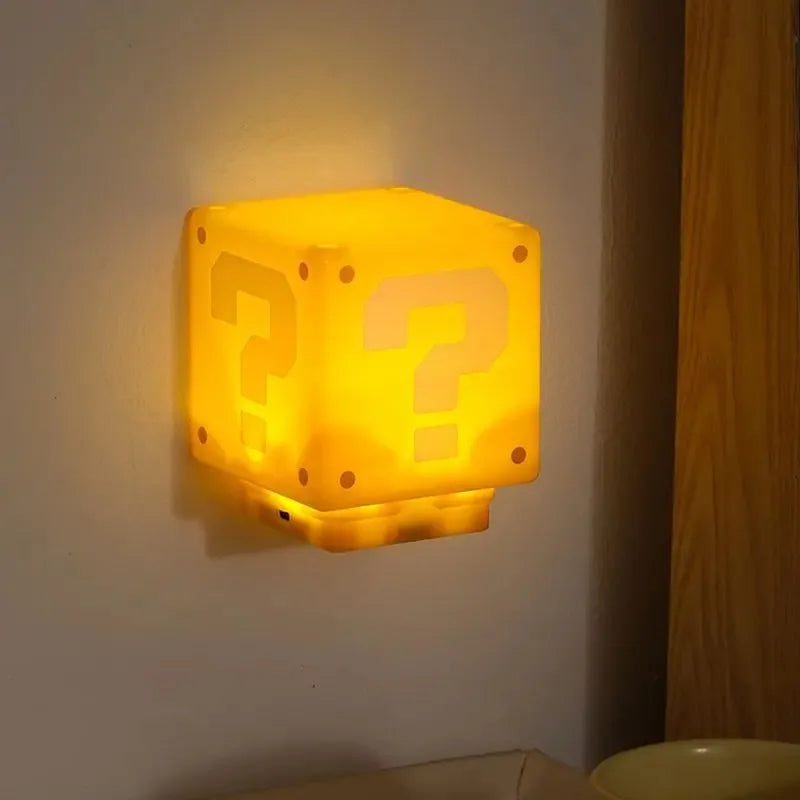 RetroPower- Würfel-Lampe Gaming-inspirierte Nachtlampe
