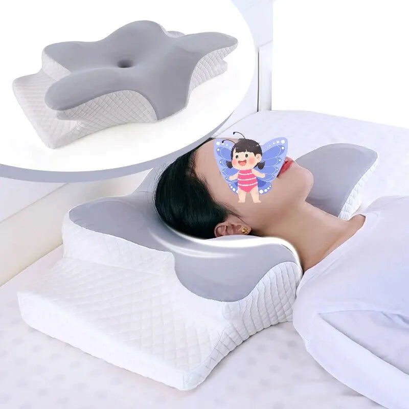 Schmetterlingsförmige Memory Foam-Kissen