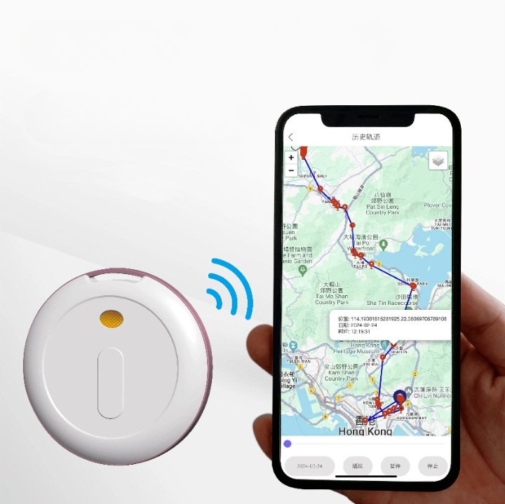 Mini Smart Tag Bluetooth-Gepäcktracker funktioniert mit Apple und Android
