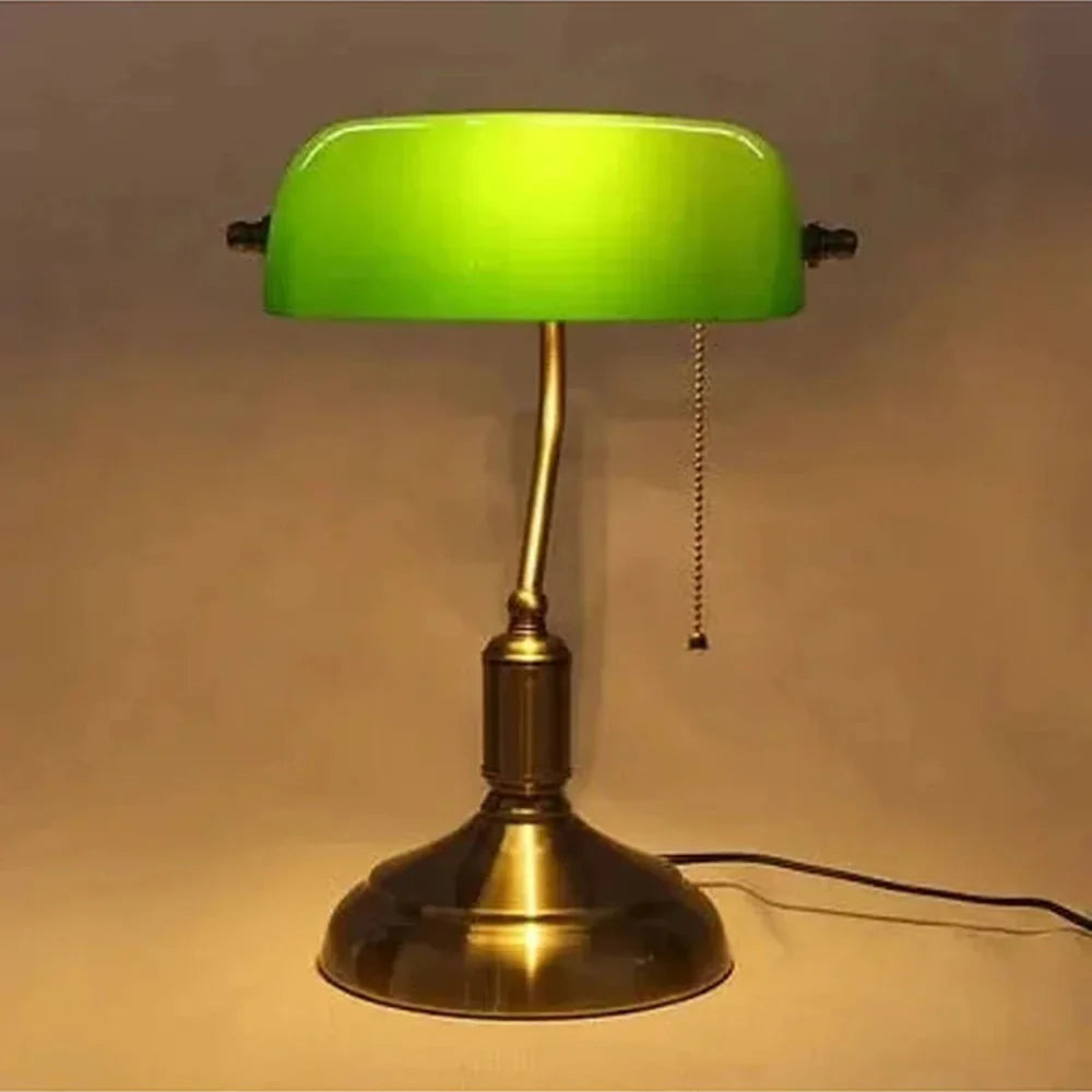 Eclipta – Vintage-Banker-Lampe