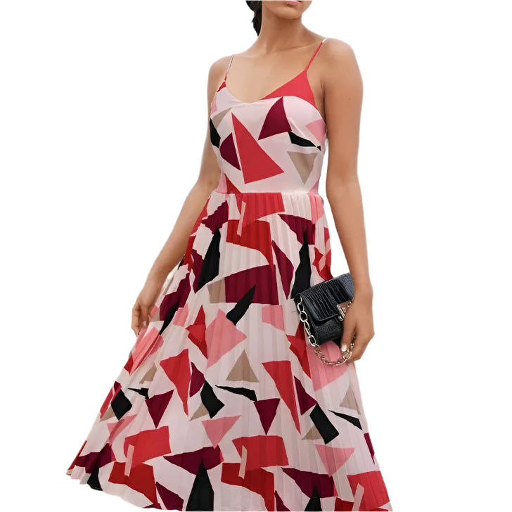 Agnes - Abstraktes Geometrisches Kleid