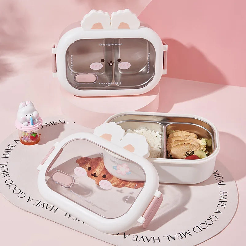 Edelstahl isolierte süße Lunchbox