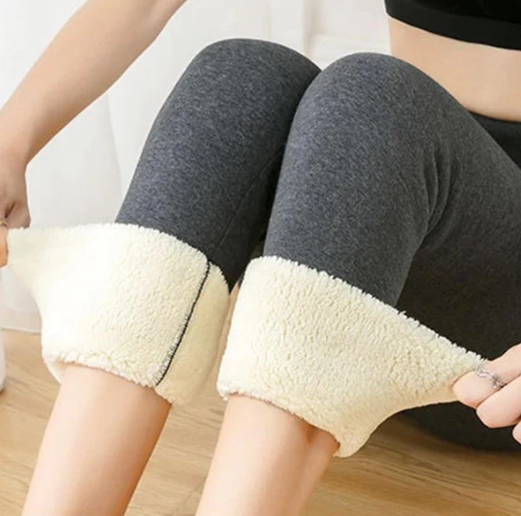 Maria - Leggings térmicos acogedores de forro polar