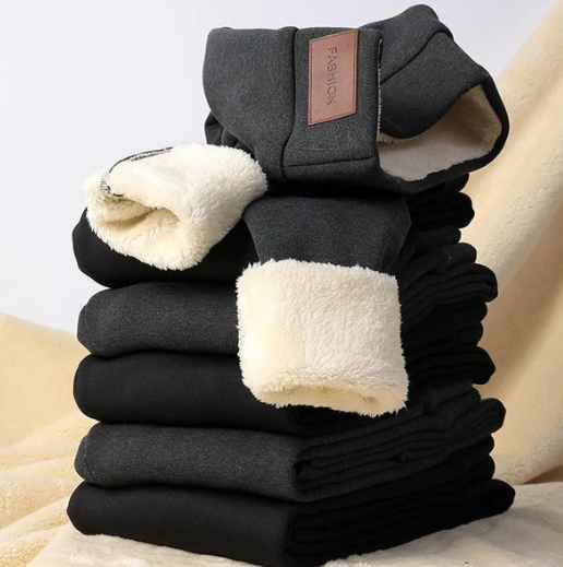 Maria - Leggings térmicos acogedores de forro polar