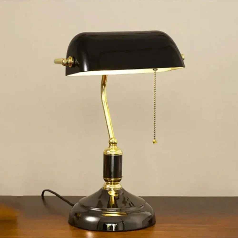 Eclipta – Vintage-Banker-Lampe