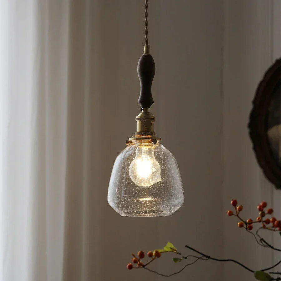 LumiElegance – Vintage Glas Pendelleuchte
