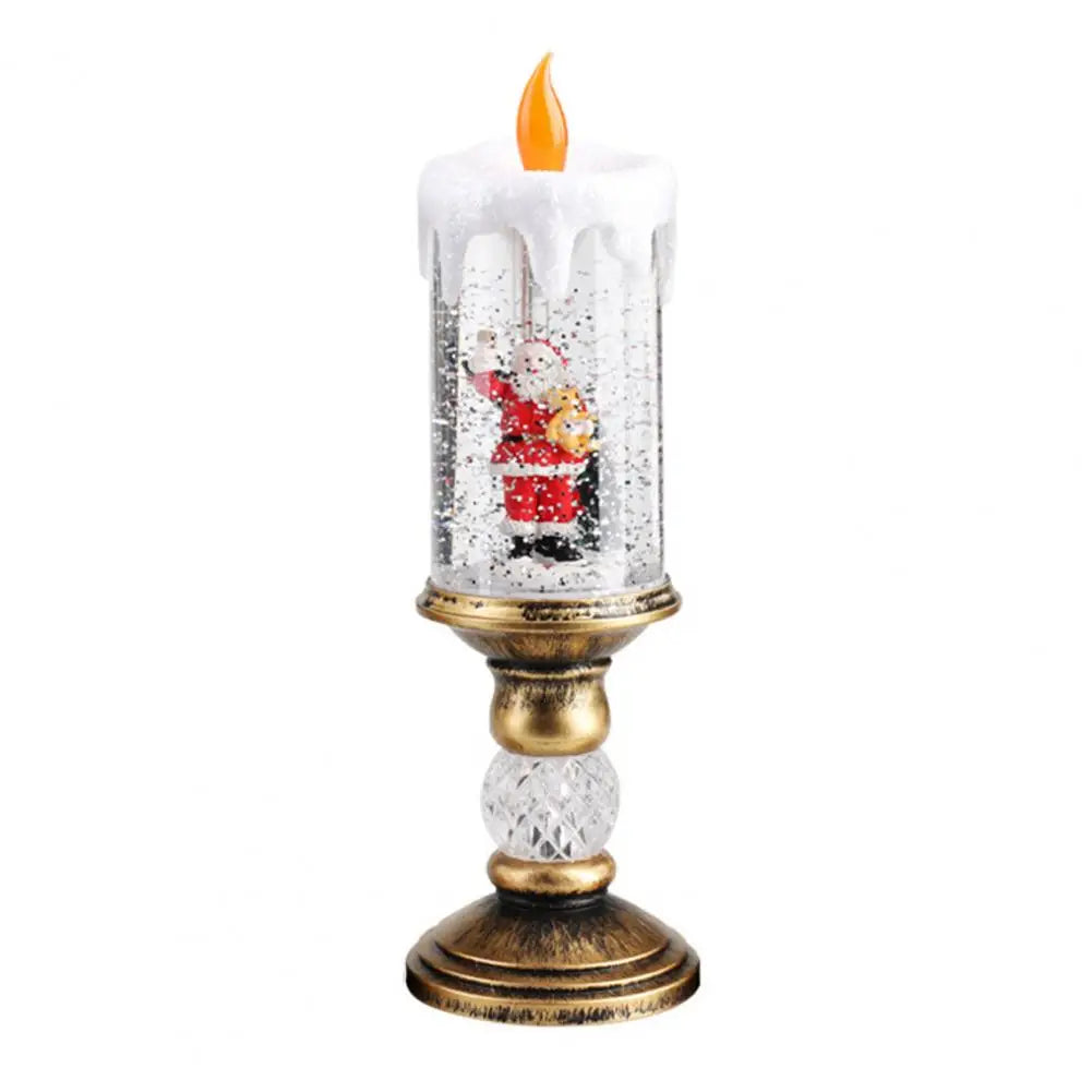 LED-Licht mit Mini-Weihnachtsfigur