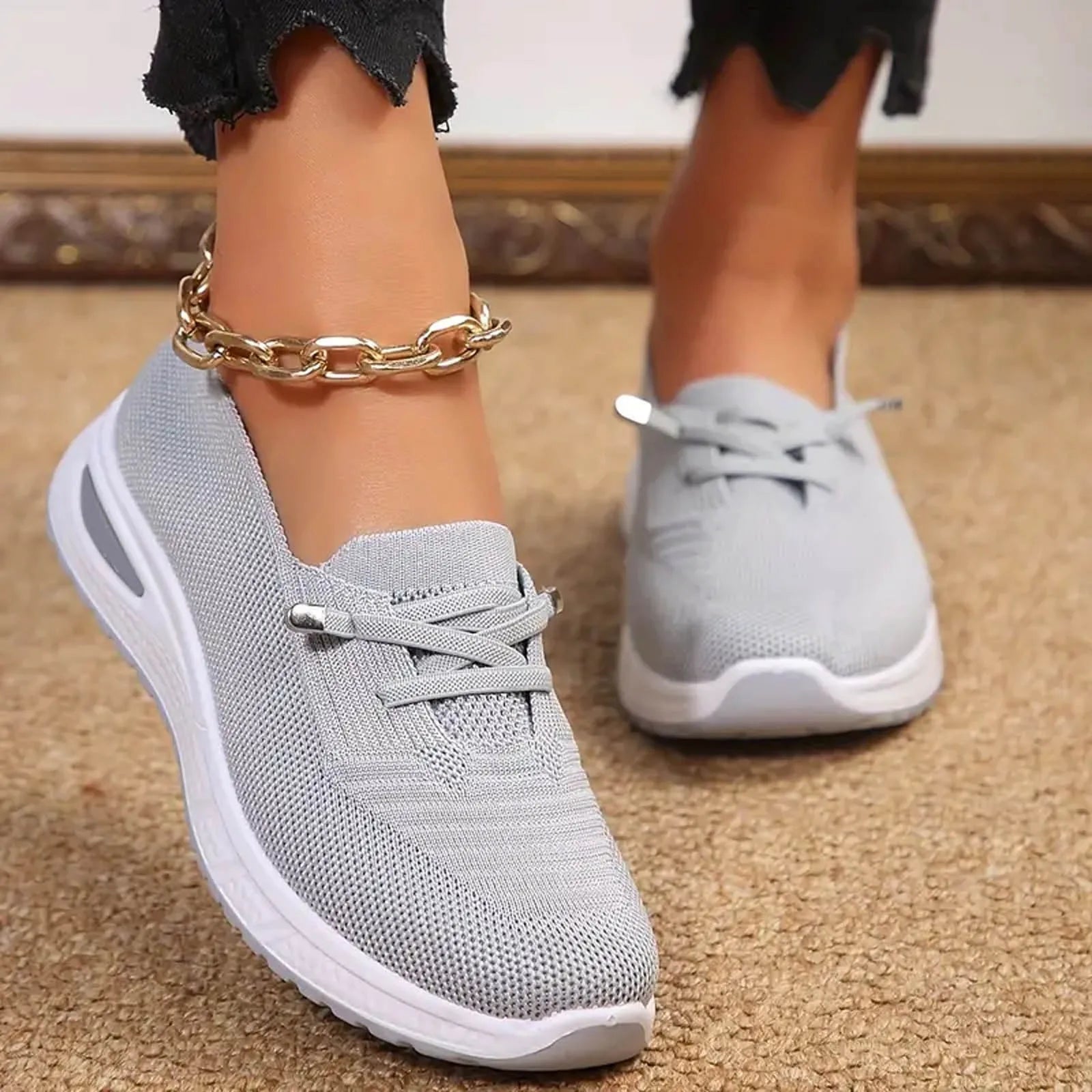 Mira Comfort Slip-On Sko til Kvinder – Lette og åndbare til hverdagsbrug