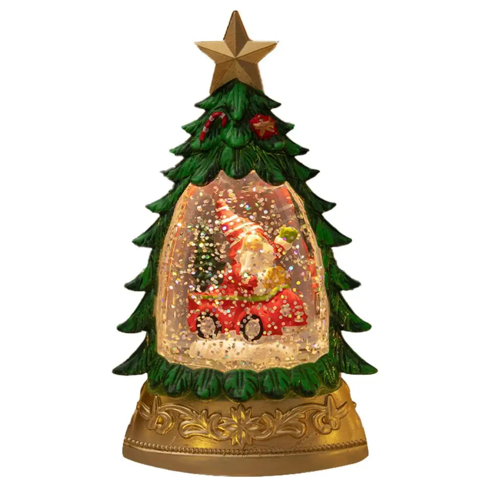 Weihnachts-Kristallkugel Schneeflocken-Licht