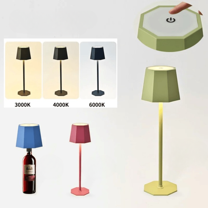 3-farbiges Touch-dimmbares Augenlicht LED-Nachtlicht