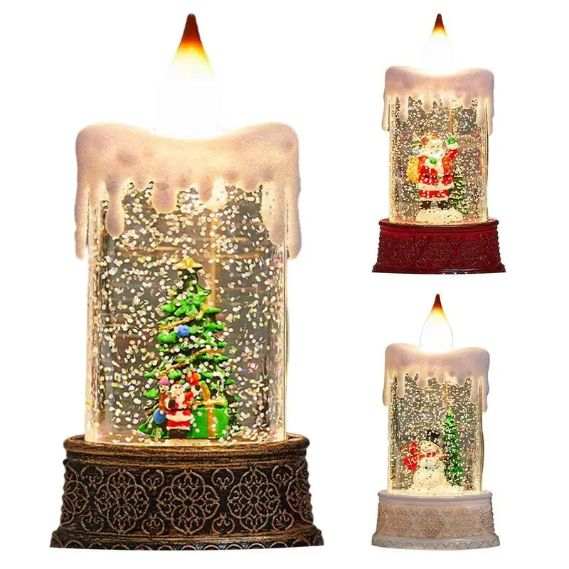 Snekugle vintage lanterne lys