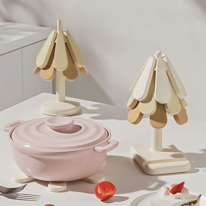 1 juego de cuenco plegable antideslizante de silicona resistente al calor