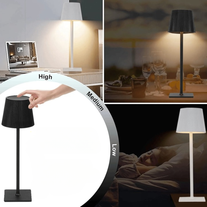 Klassische LED-Tischlampe mit Sensor