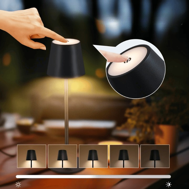 MoodyLamp - LED wiederaufladbare Mood Touch Beleuchtung Schreibtischlampe