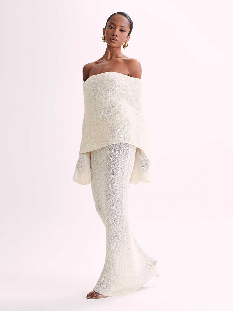 Sola - Langarm Bodycon Strandkleid