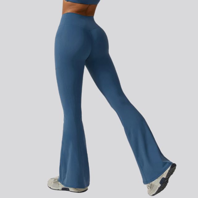 Anja - Leggings de talle alto con campana lateral