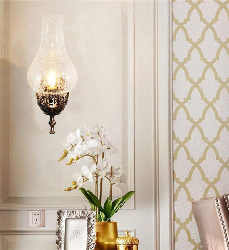 VintageGlow – An der Wand montierte Öllampen-inspirierte Beleuchtung