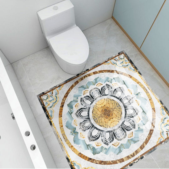 DecoraMat - Vintage Fußbodenaufkleber einfach zu installieren