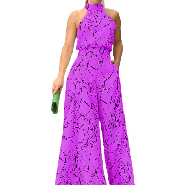 Solene – Eleganter Ärmelloser Jumpsuit mit zeitlosem Schnitt