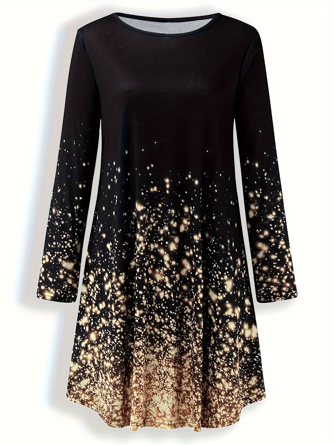 Jona vestido bohemio casual para mujer con estampado