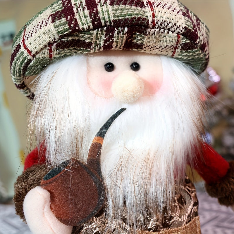 Vintage Karo Santa Claus & Schneemann Figurine!