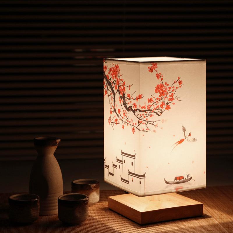 SakuraLight – Dimmable Tischlampe im japanischen Stil