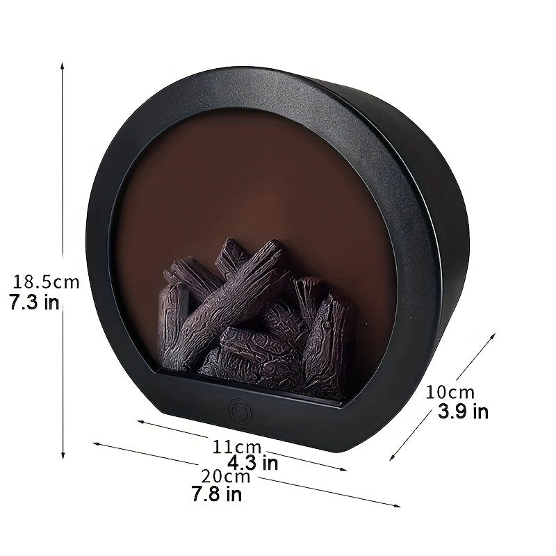 GlowHearth - Tragbarer elektrischer Kamin mit realistischer Flammeneffekt