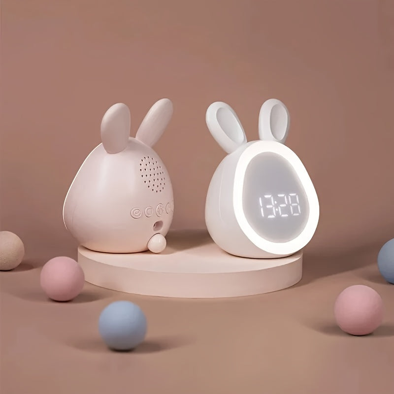 Bunny Reloj despertador adorable con luz nocturna