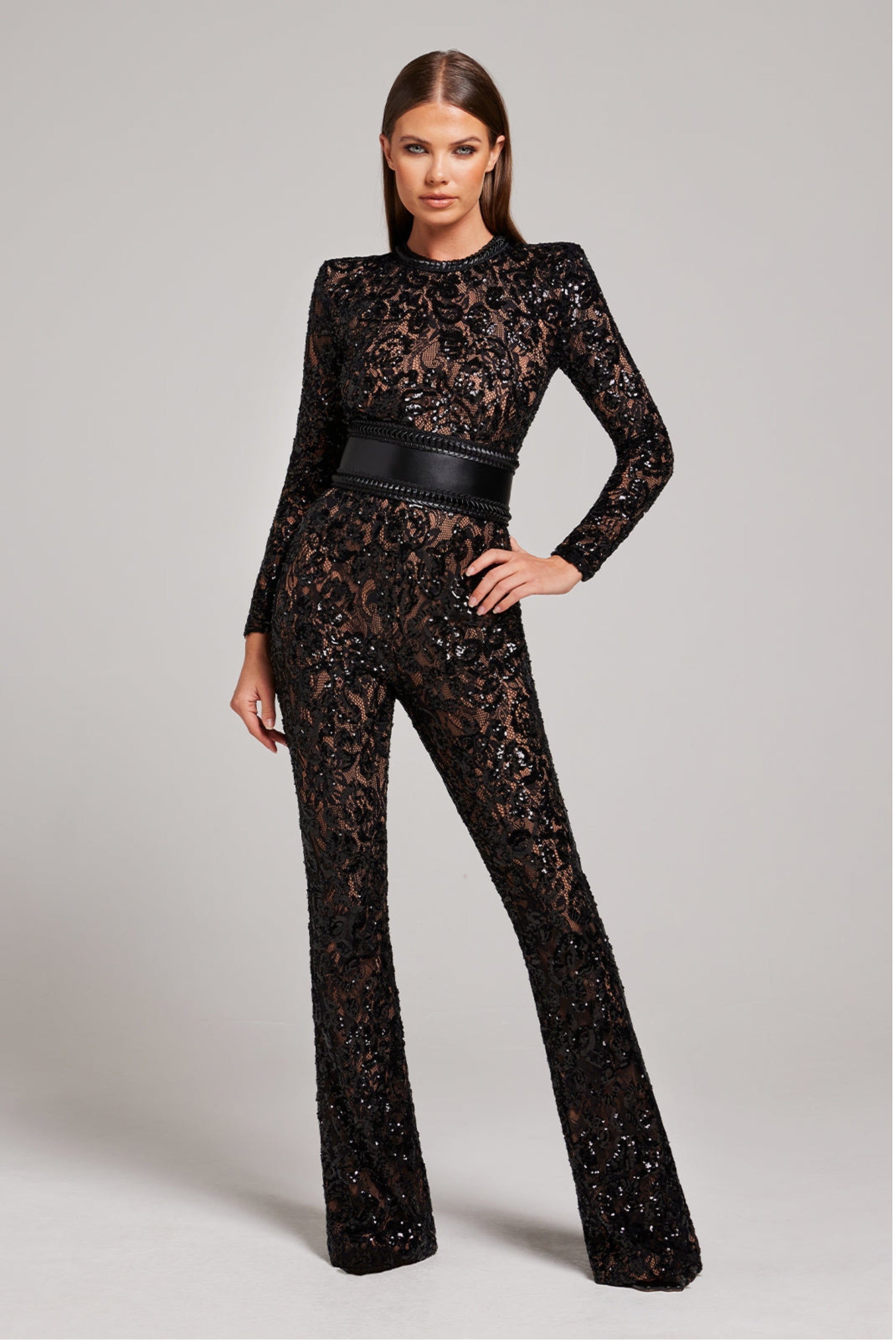 Isa | Eleganter Jumpsuit mit Spitze