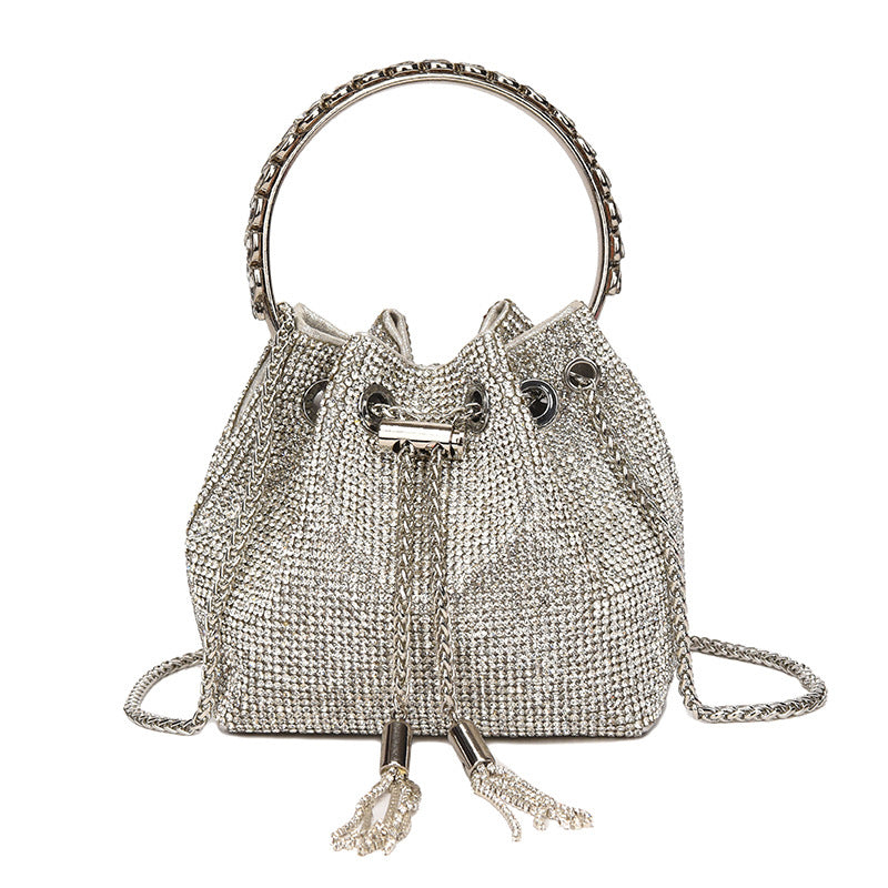 Alice - Bolso de cubo con puntas de diamante