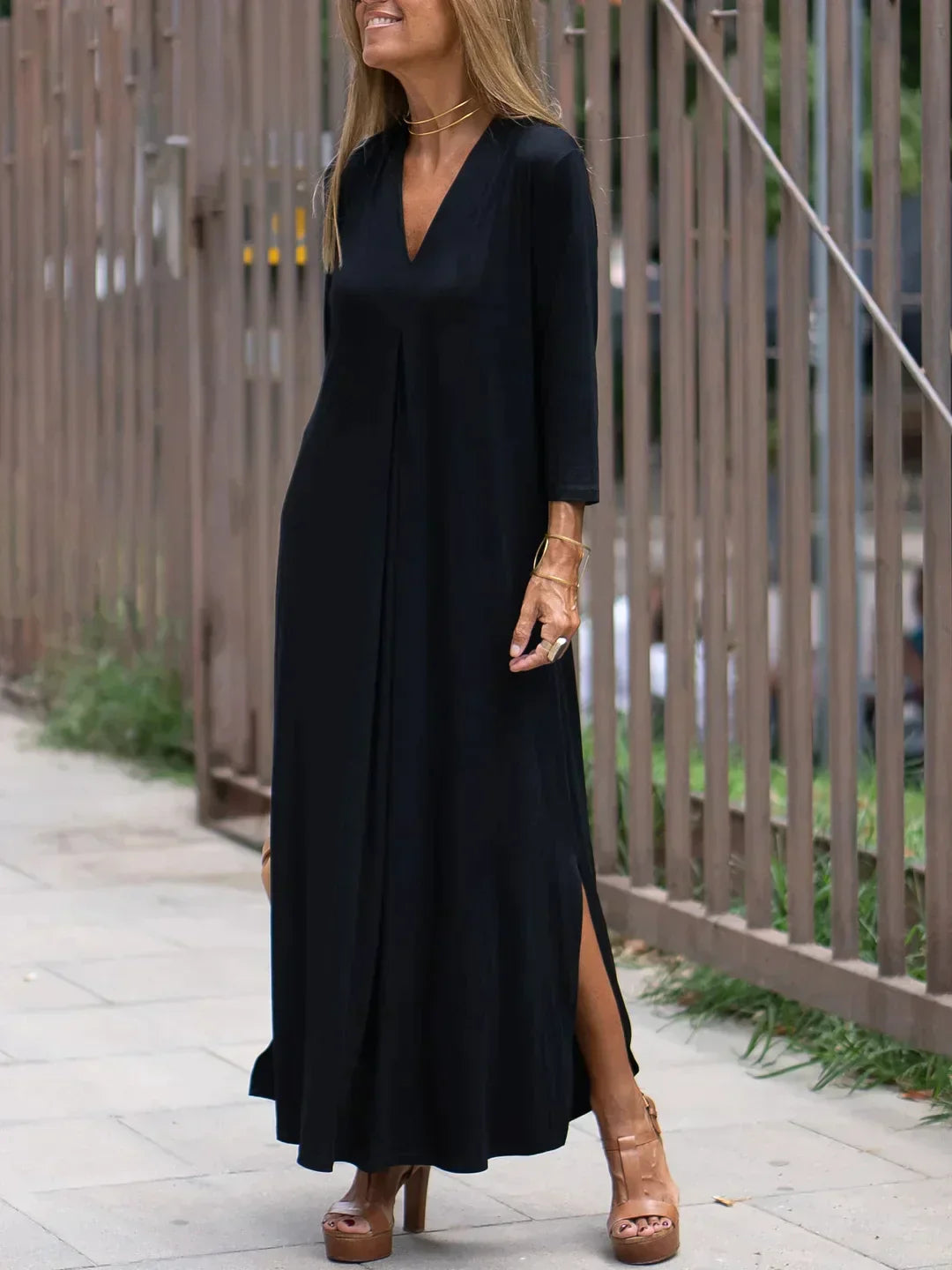 Zendaya - Lange Slim Fit Kleid