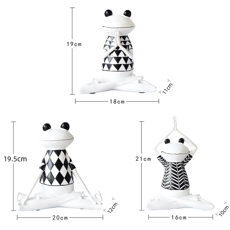 FunkyFrogs – Lustige Froschfiguren in spielerischen Posen